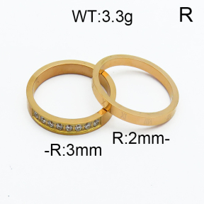 SS Crystal Stone Rings 6#--9# 5R4000080vbpb-328