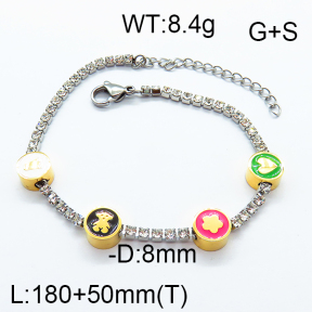 SS Bear Bracelets TB6001141aivb-317