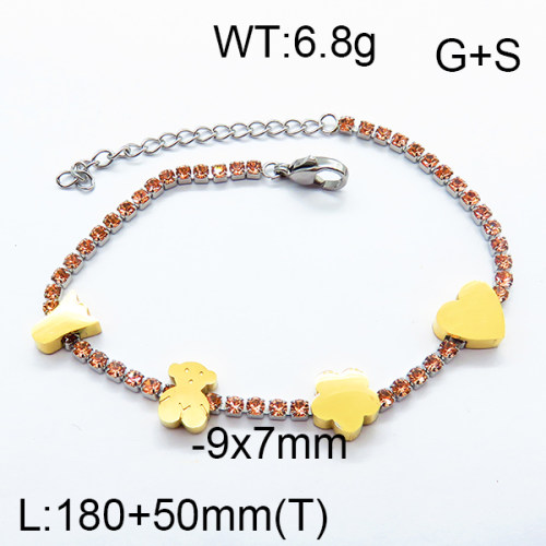 SS Bear Bracelets TB6001145vhov-317