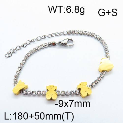 SS Bear Bracelets TB6001146vhov-317