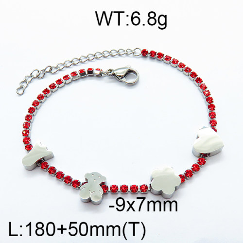 SS Bear Bracelets TB6001147vhmv-317