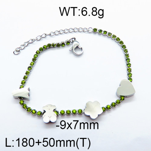 SS Bear Bracelets TB6001149vhmv-317