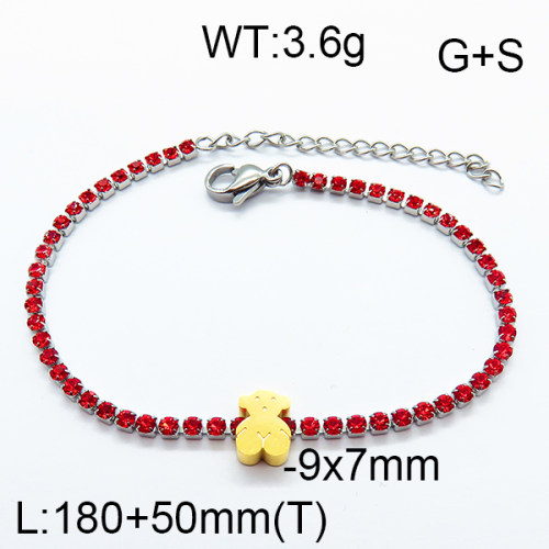 SS Bear Bracelets TB6001151vhha-317