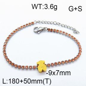 SS Bear Bracelets TB6001152vhha-317