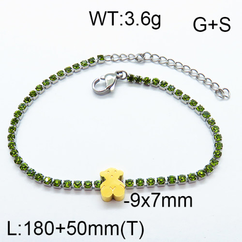 SS Bear Bracelets TB6001153vhha-317