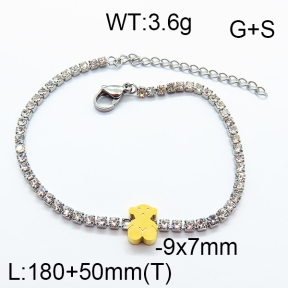 SS Bear Bracelets TB6001154vhha-317