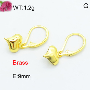 Brass Dangle Earring F3E200188avja-J125