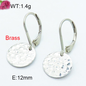 Brass Dangle Earring F3E200222avja-J125