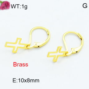 Brass Dangle Earring F3E200224avja-J125