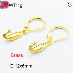 Brass Dangle Earring F3E200227avja-J125
