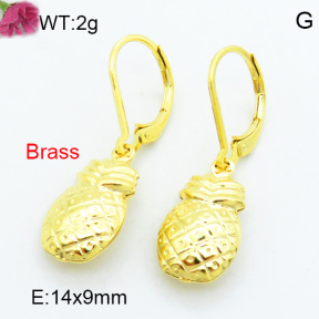 Brass Dangle Earring F3E200242avja-J125