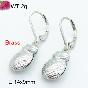 Brass Dangle Earring F3E200243avja-J125