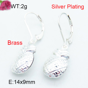 Brass Dangle Earring F3E200244avja-J125