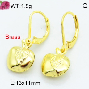 Brass Dangle Earring F3E200254avja-J125