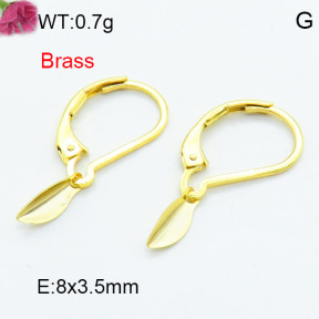 Brass Dangle Earring F3E200278avja-J125