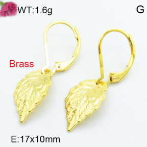 Brass Dangle Earring F3E200293avja-J125
