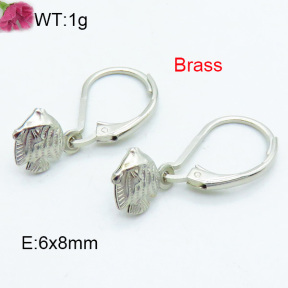 Brass Dangle Earring F3E200297avja-J125