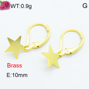 Brass Dangle Earring F3E200308avja-J125