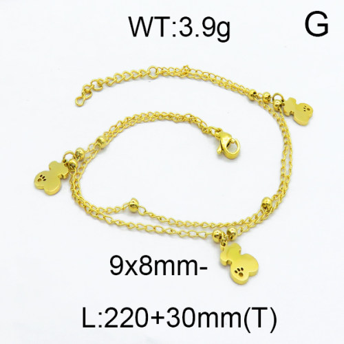 SS Bear Bracelets 5B2000147vbll-642