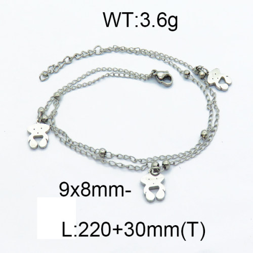 SS Bear Bracelets TB5000001aakl-642