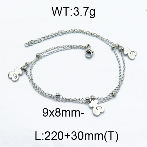 SS Bear Bracelets TB5000003aakl-642