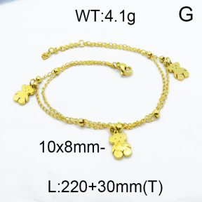 SS Bear Bracelets TB5000005vbll-642