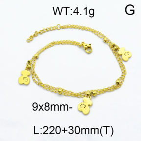 SS Bear Bracelets TB5000006vbll-642