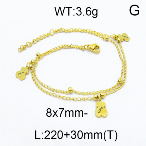 SS Bear Bracelets TB5000008vbll-642