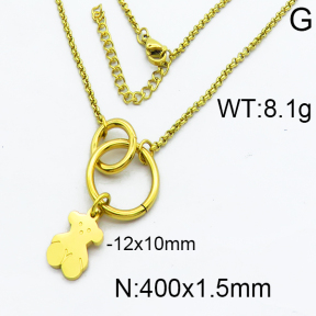 SS Bear Necklaces TN5000001bhia-341