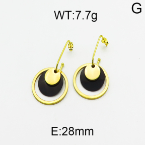 SS Stone Dangle Earring 5E4000200ablb-698