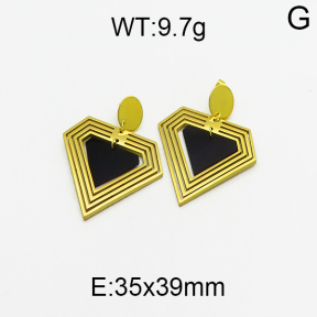 SS Stone Dangle Earring 5E4000203ablb-698