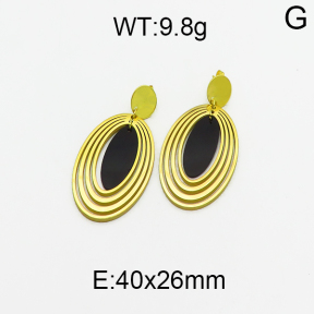 SS Stone Dangle Earring 5E4000204ablb-698