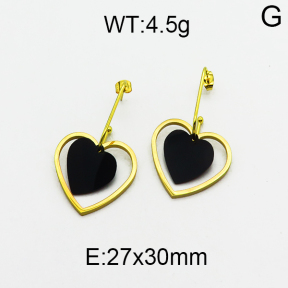 SS Stone Dangle Earring 5E4000205ablb-698