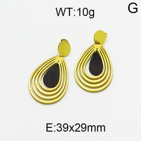 SS Stone Dangle Earring 5E4000207ablb-698