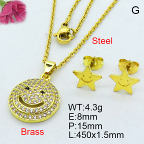 Brass Micro Pave Set F3S007919vhha-J22