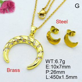 Brass Micro Pave Set F3S007924vhha-J22