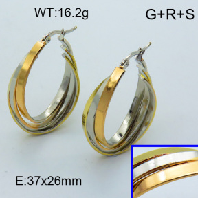 SS Hoop Earring 3E2004284ablb-703