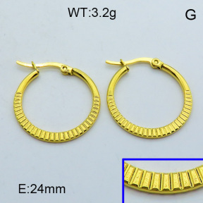 SS Hoop Earring 3E2004294aahj-703