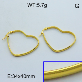 SS Hoop Earring 3E2004296aaho-703