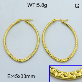 SS Hoop Earring 3E2004298aahl-703