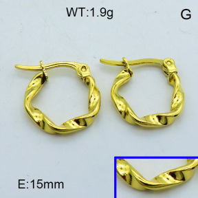 SS Hoop Earring 3E2004302aahl-703