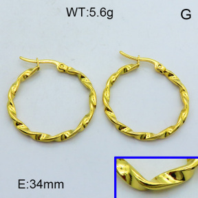 SS Hoop Earring 3E2004306vaii-703