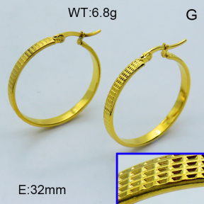 SS Hoop Earring 3E2004313aahi-703