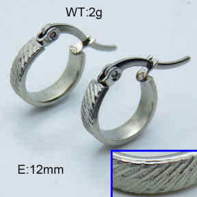 SS Hoop Earring 3E2004319vabp-703