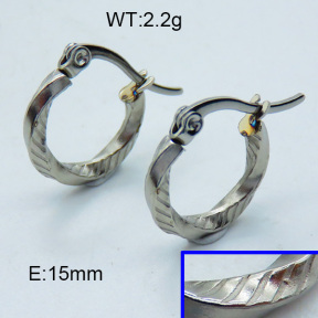 SS Hoop Earring 3E2004321aaha-703