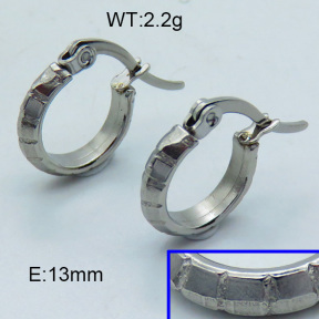 SS Hoop Earring 3E2004325vabp-703