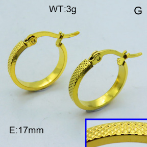 SS Hoop Earring 3E2004329aahi-703