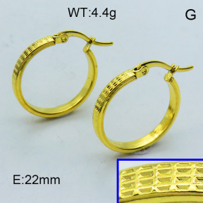 SS Hoop Earring 3E2004331aahi-703