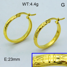 SS Hoop Earring 3E2004332aahi-703