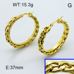 SS Hoop Earring 3E2004334vbmb-703